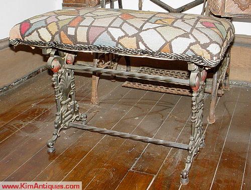 Early Cast Iron Bench