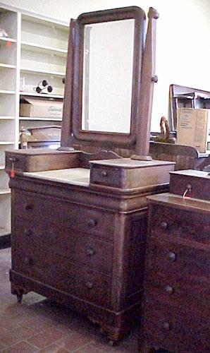 19th Century Empire Dreser with Mirror