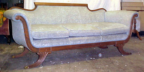 Duncan Phy. Sofa, Mahogany