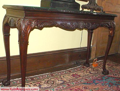 Marble Top Hall Buffet