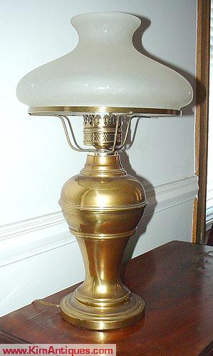 Pair of Old Brass Lamp