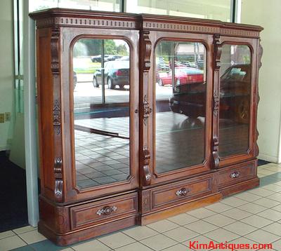 Triple Door Bookcase