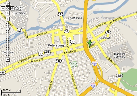 Restaurant Location Map